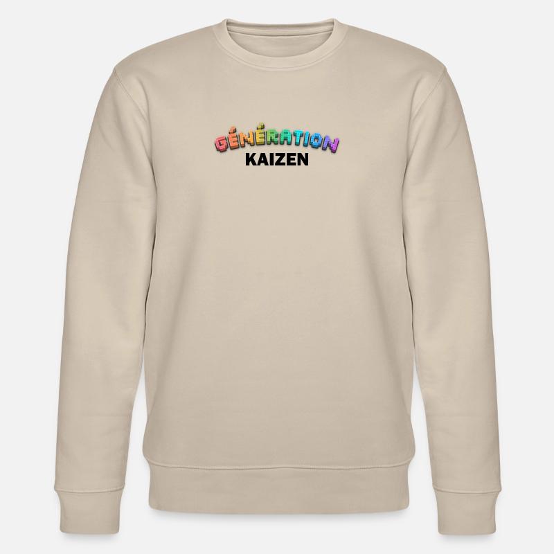 GENERATION KAIZEN XL - Sweat bio CHANGER Stanley/Stella Unisexe - beige