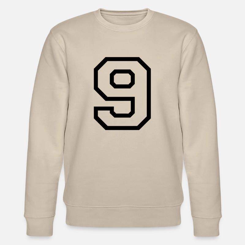 DIE NUMMER 9 - NEUN - Stanley/Stella Unisex Bio-Sweatshirt CHANGER - Beige