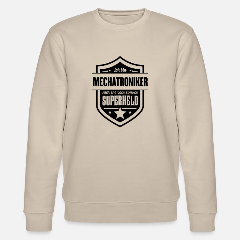Super Mechatroniker - Stanley/Stella Unisex Bio-Sweatshirt CHANGER  - Beige