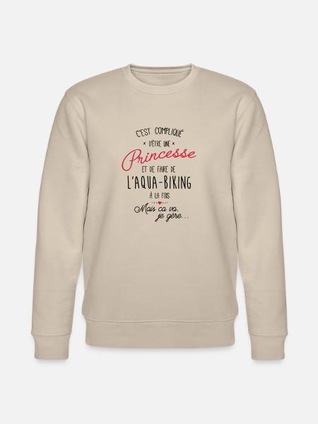 princesse et Aqua-Biking - Sweat bio CHANGER Stanley/Stella Unisexe - beige