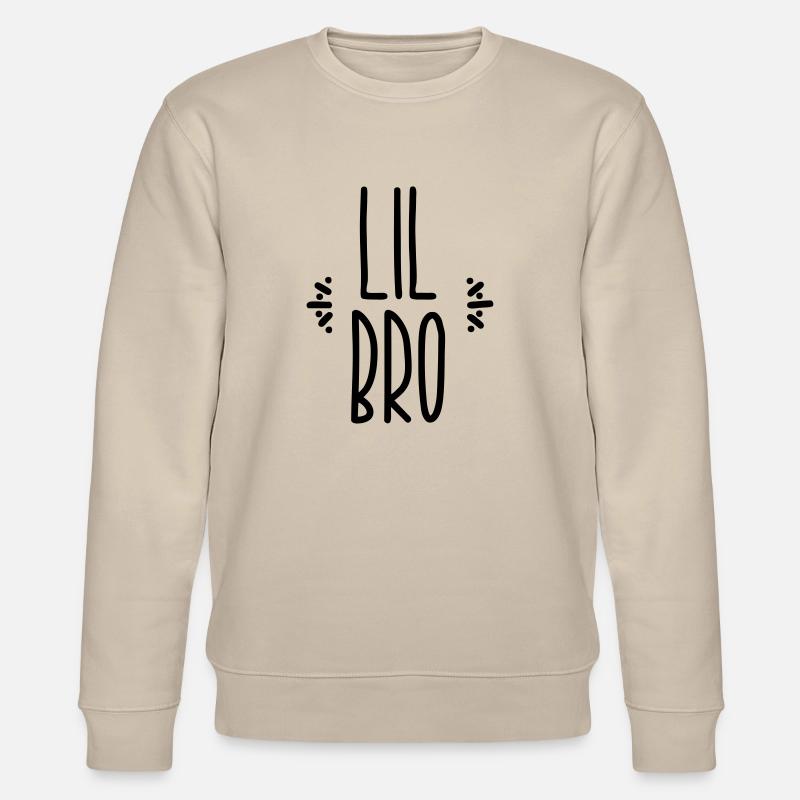 lil bro - Stanley/Stella Unisex Bio-Sweatshirt CHANGER  - Beige