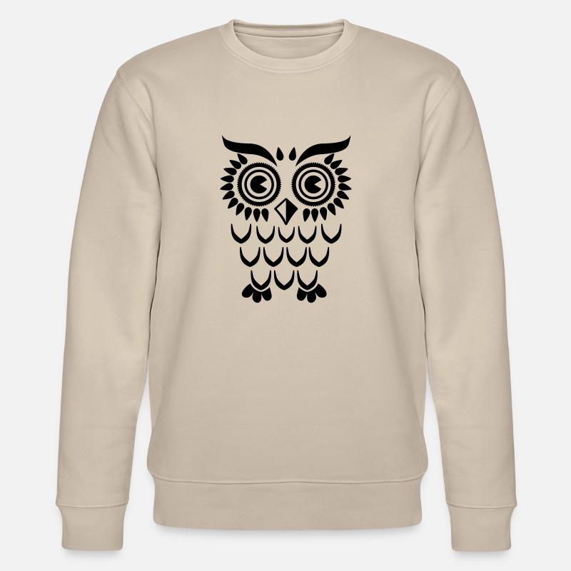 Owl Eule - Sweat bio CHANGER Stanley/Stella Unisexe - beige