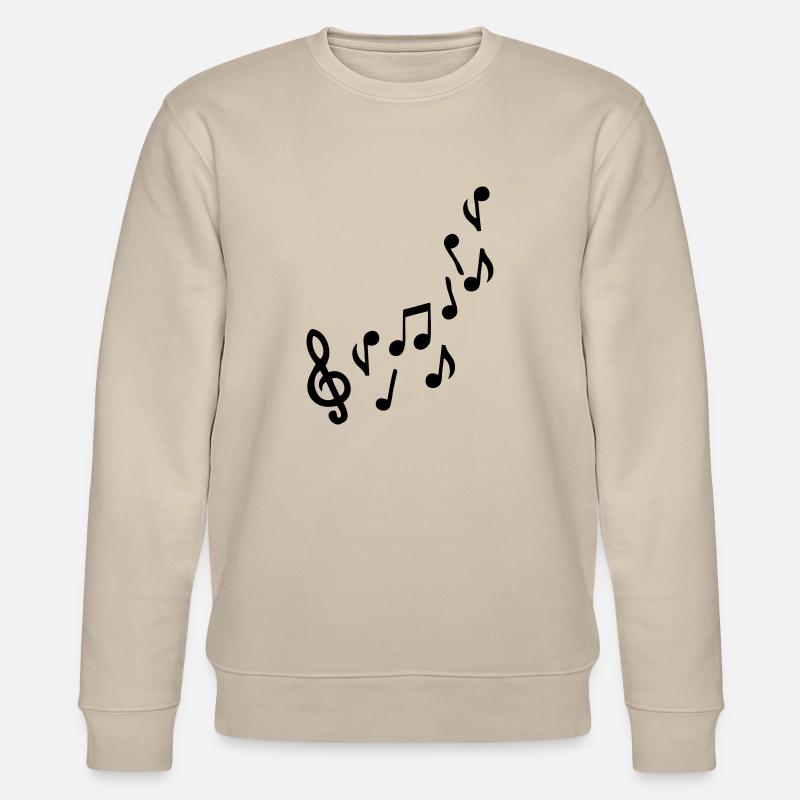 note de musique - Sweat bio CHANGER Stanley/Stella Unisexe - beige