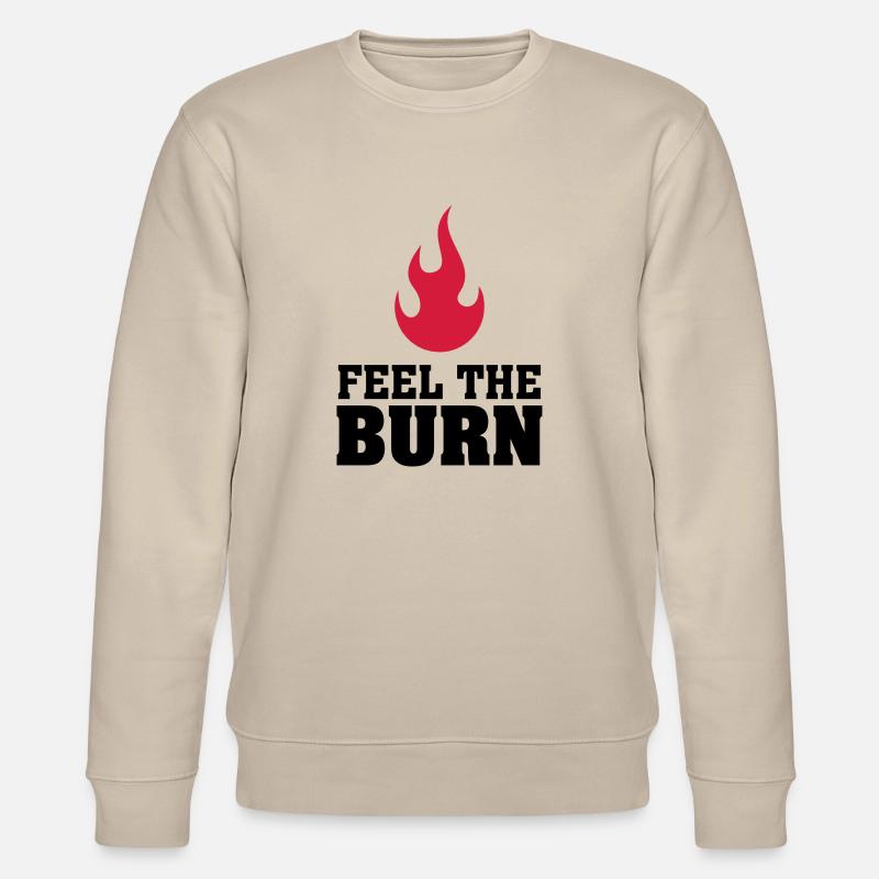 Feel The Burn (Flame) - Sweat bio CHANGER Stanley/Stella Unisexe - beige