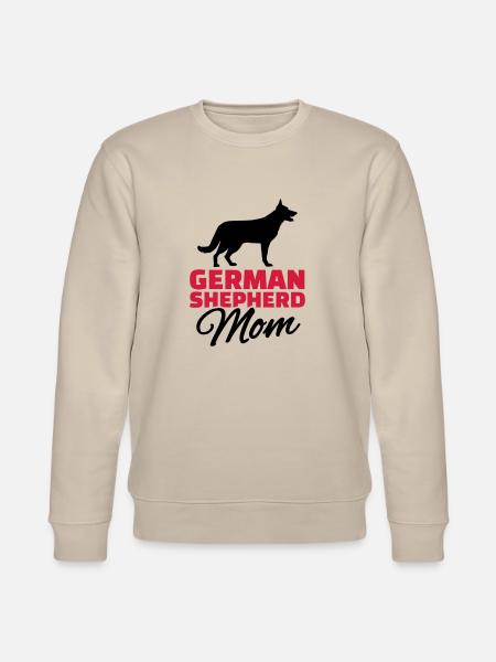 German shepherd Mom - Stanley/Stella CHANGER Unisex Organic Sweatshirt - beige
