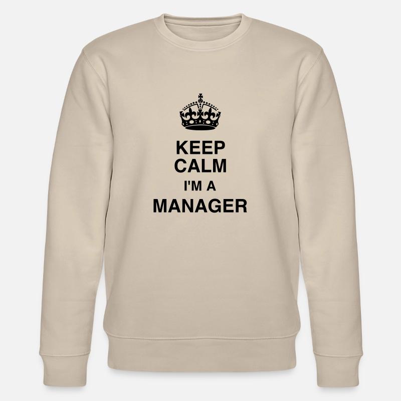 Manager / Patron / Travail / Métier / Chef - Sweat bio CHANGER Stanley/Stella Unisexe - beige