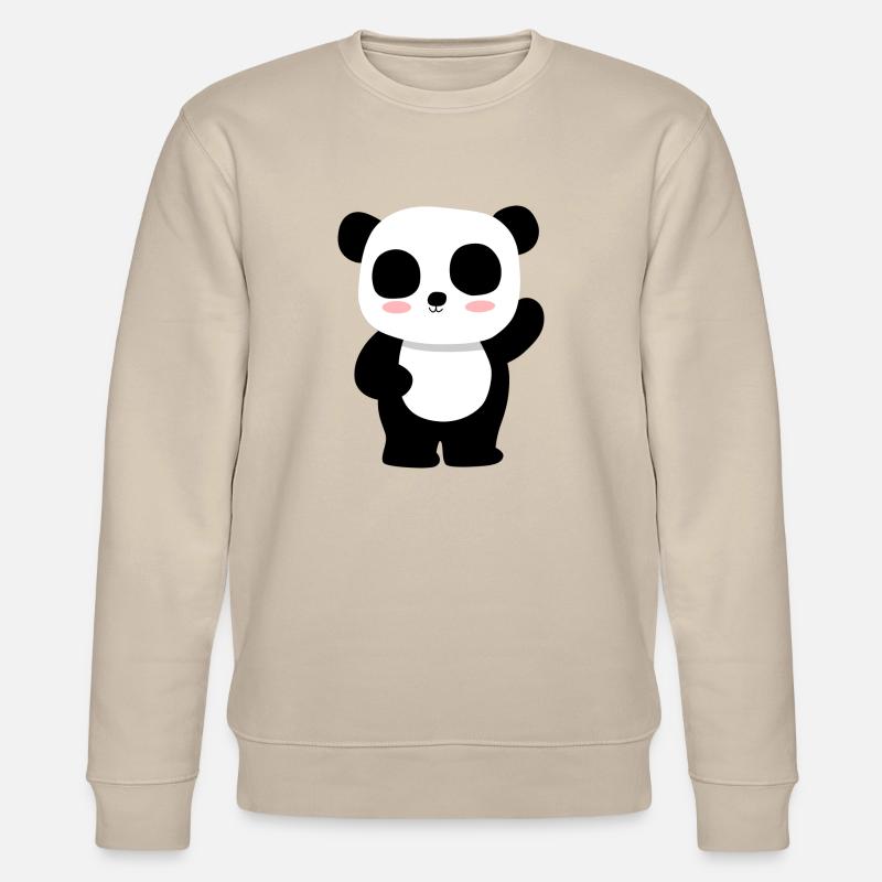 Panda - Stanley/Stella Unisex Bio-Sweatshirt CHANGER  - Beige
