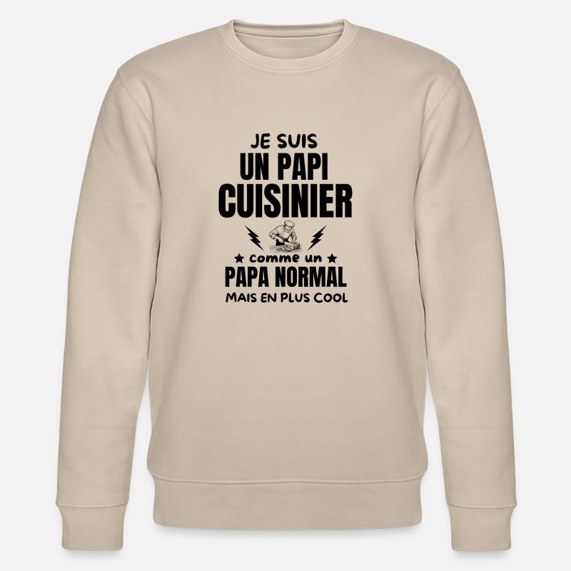 PAPI CUIISNIER - Stanley/Stella CHANGER Unisex Organic Sweatshirt - beige