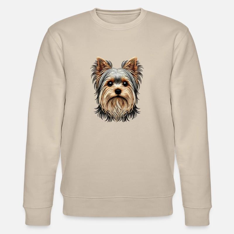Yorkshire Terrier - Sweat bio CHANGER Stanley/Stella Unisexe - beige