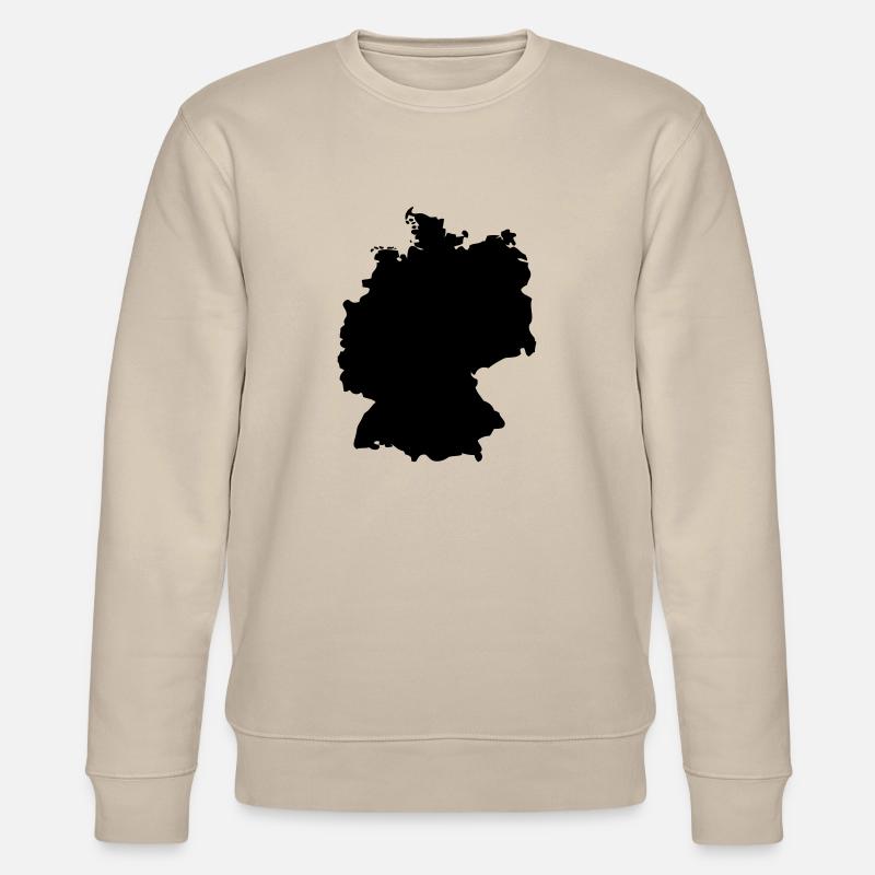 Germany, outlined, shade, outline, Germany, - Stanley/Stella CHANGER Unisex Organic Sweatshirt - beige