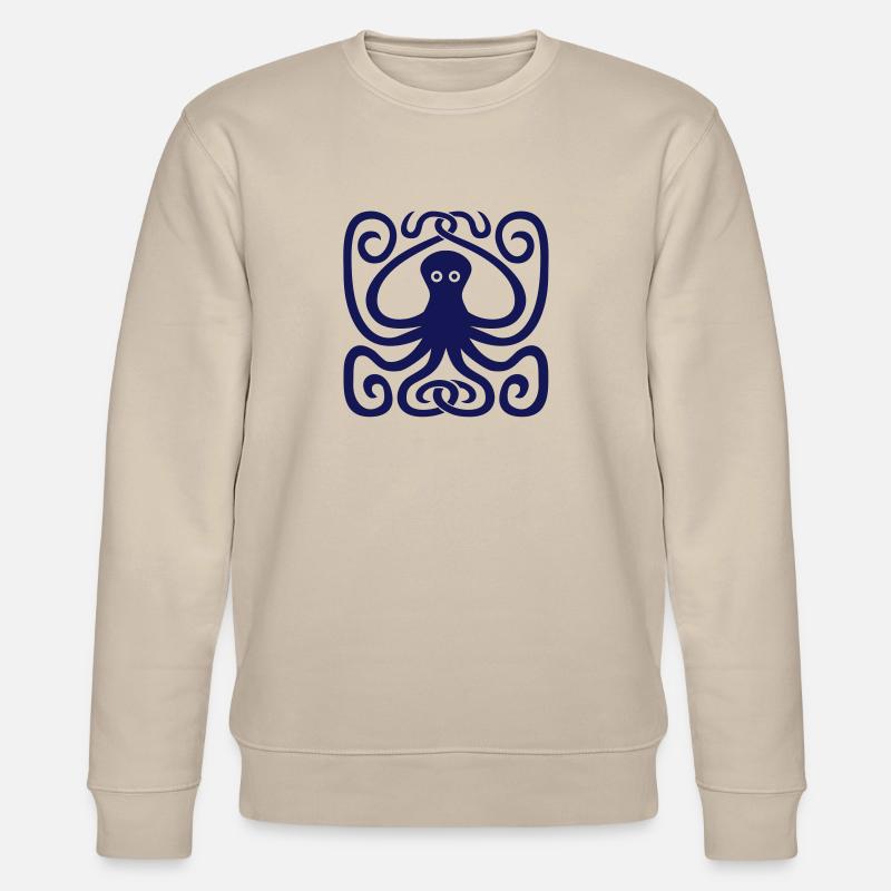 Octopus - Stanley/Stella Unisex Bio-Sweatshirt CHANGER  - Beige