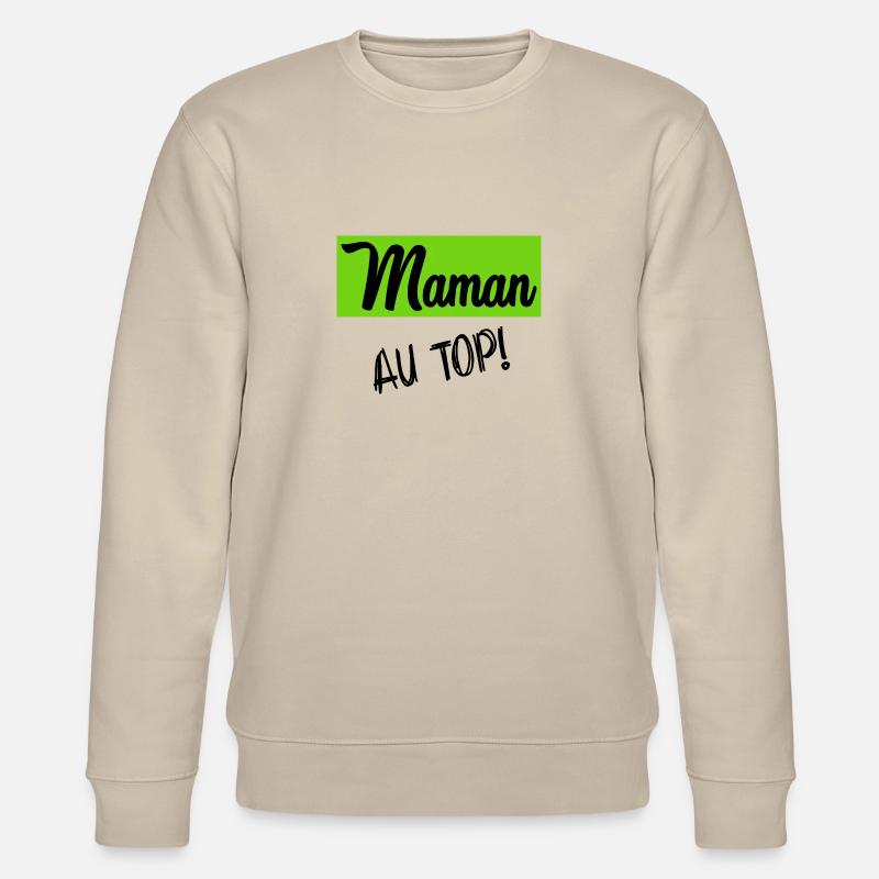 MAMA - Stanley/Stella Unisex Bio-Sweatshirt CHANGER  - Beige