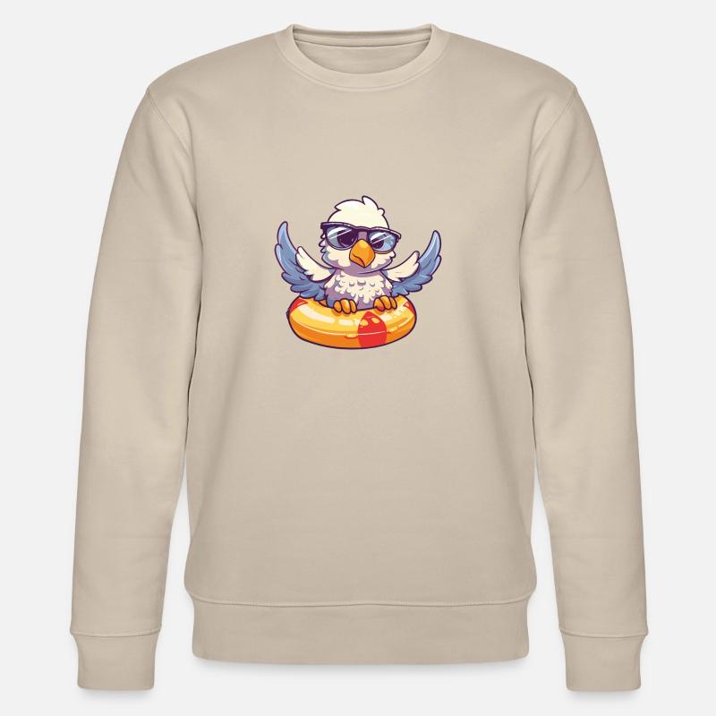 Adler Comic Cool - Stanley/Stella Unisex Bio-Sweatshirt CHANGER  - Beige