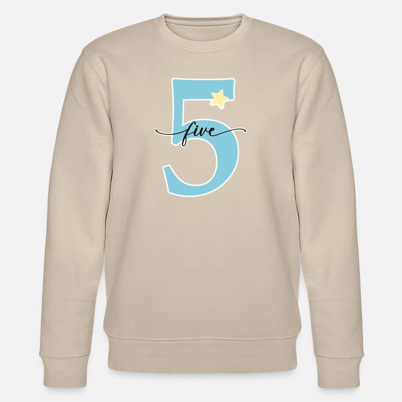 4e anniversaire cinq ans - Sweat bio CHANGER Stanley/Stella Unisexe - beige