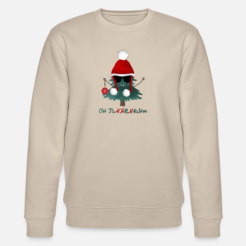 Oh Tannenbaum - Stanley/Stella Unisex Bio-Sweatshirt CHANGER  - Beige
