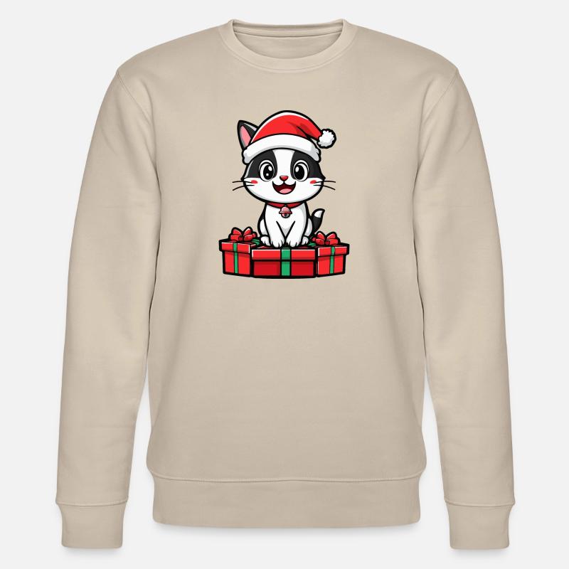 Cadeaux de Noël pour chat - Sweat bio CHANGER Stanley/Stella Unisexe - beige
