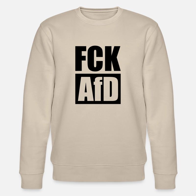 Fuck AFD - Stanley/Stella Unisex Bio-Sweatshirt CHANGER  - Beige