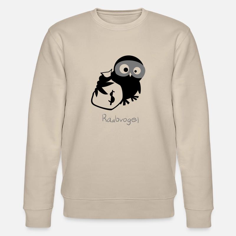 EULE // Raubvogel. - Stanley/Stella Unisex Bio-Sweatshirt CHANGER  - Beige