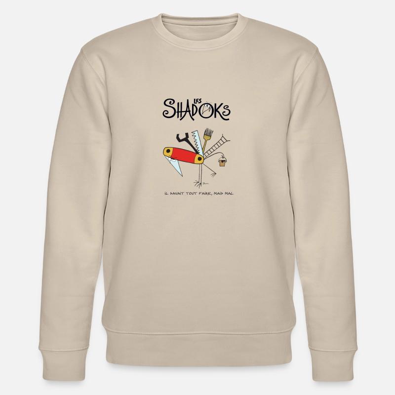 Couteau suisse Shadoks - Sweat bio CHANGER Stanley/Stella Unisexe - beige
