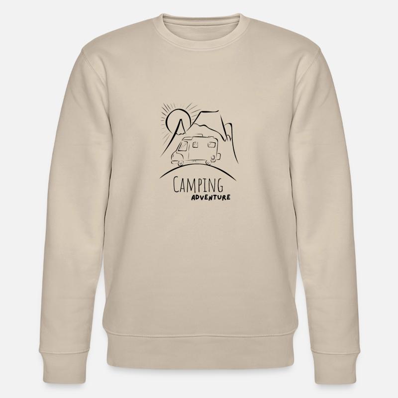 Camping Adventure - Stanley/Stella Unisex Bio-Sweatshirt CHANGER  - Beige