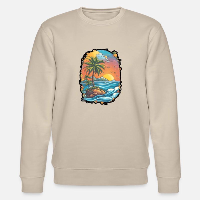 vinyl record - Stanley/Stella Unisex Bio-Sweatshirt CHANGER - Beige