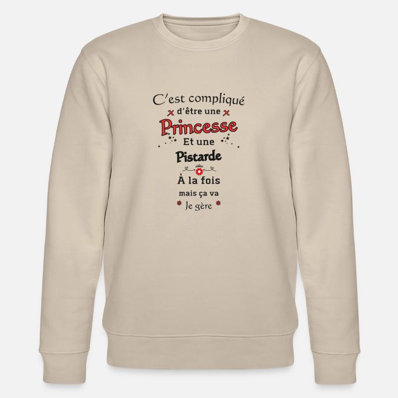 Princesse Pistarde - Sweat bio CHANGER Stanley/Stella Unisexe - beige