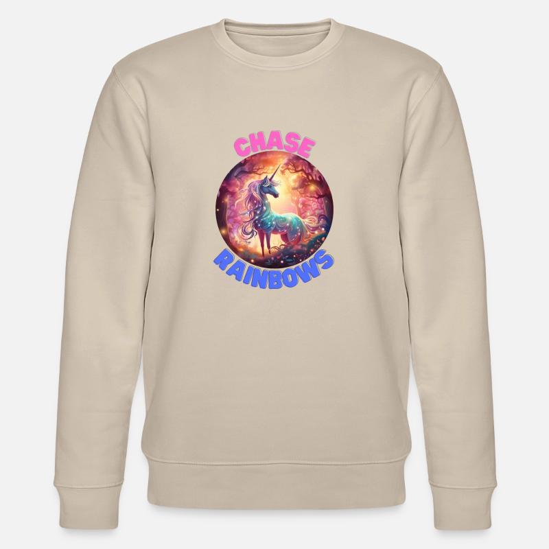 Unicorn5 - Stanley/Stella Unisex Bio-Sweatshirt CHANGER  - Beige