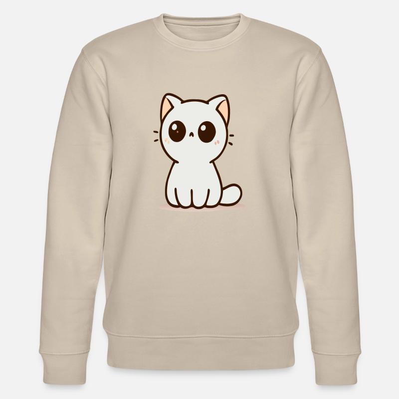 Chat - Sweat bio CHANGER Stanley/Stella Unisexe - beige