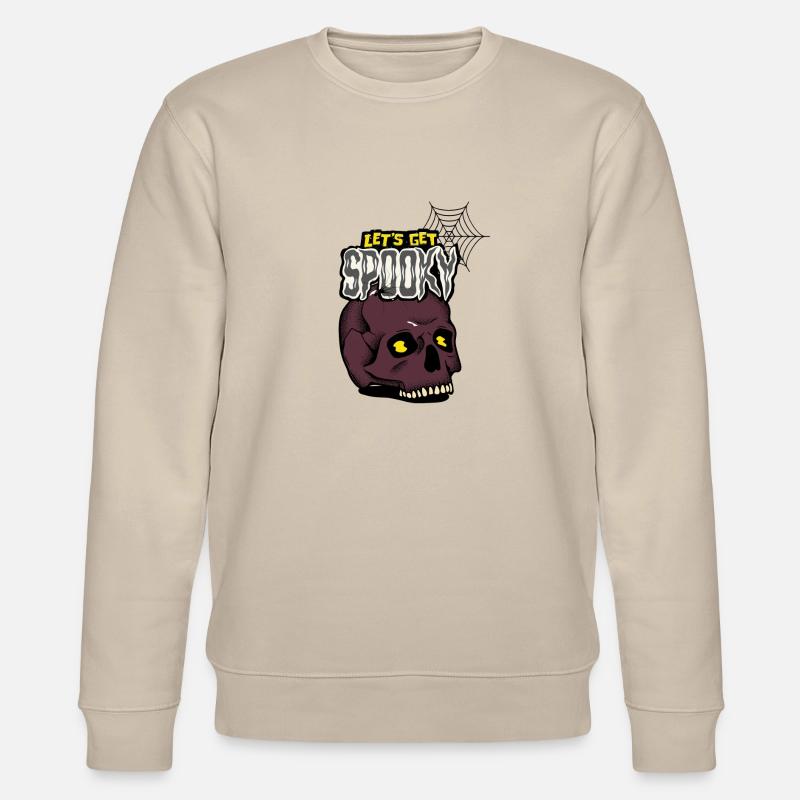 let`s get Spooky - Stanley/Stella Unisex Bio-Sweatshirt CHANGER  - Beige