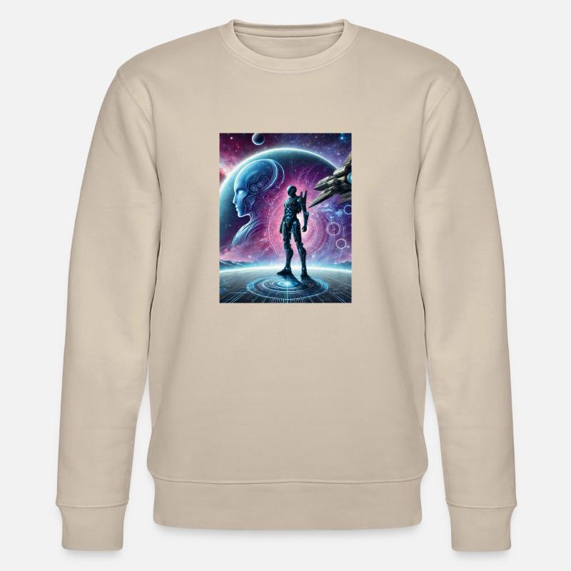 Tech-Kosmos - Stanley/Stella Unisex Bio-Sweatshirt CHANGER  - Beige