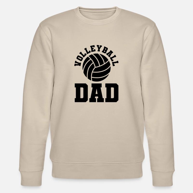 Volleyball dad - Stanley/Stella Unisex Bio-Sweatshirt CHANGER  - Beige