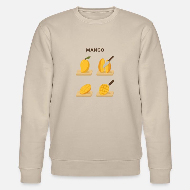 Mango Fruit Yummy Gift - Stanley/Stella CHANGER Unisex Organic Sweatshirt - beige