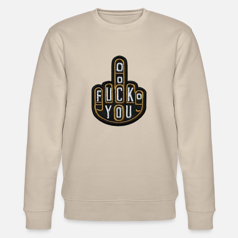 Fick dich - Stanley/Stella Unisex Bio-Sweatshirt CHANGER  - Beige