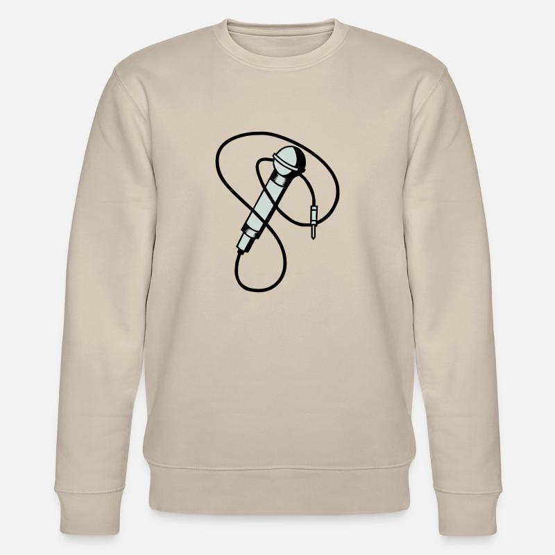 microphone - Stanley/Stella CHANGER Unisex Organic Sweatshirt - beige