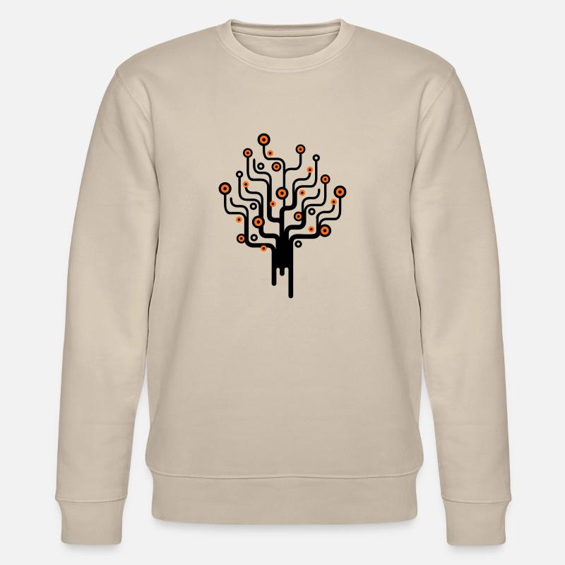 baum2_2f - Sweat bio CHANGER Stanley/Stella Unisexe - beige