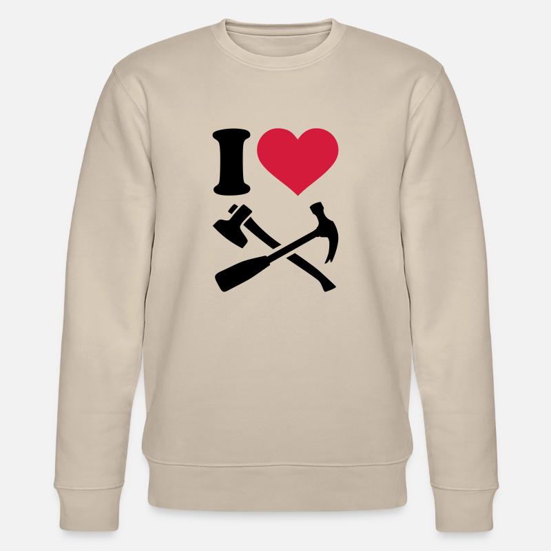 Werkzeug - Stanley/Stella Unisex Bio-Sweatshirt CHANGER  - Beige