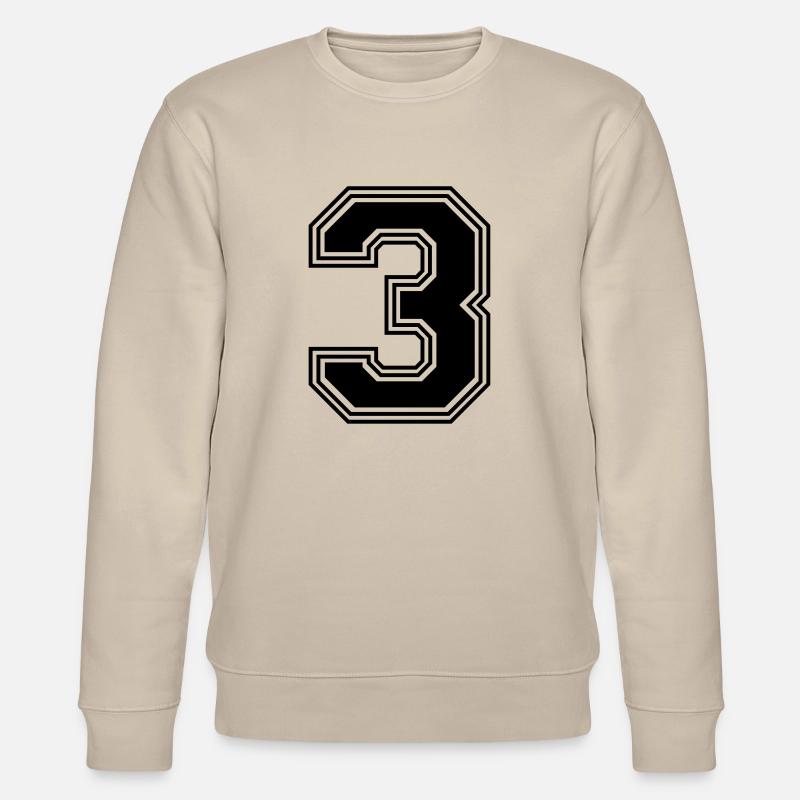 3_Nummer_3_(s31) - Stanley/Stella Unisex Bio-Sweatshirt CHANGER  - Beige