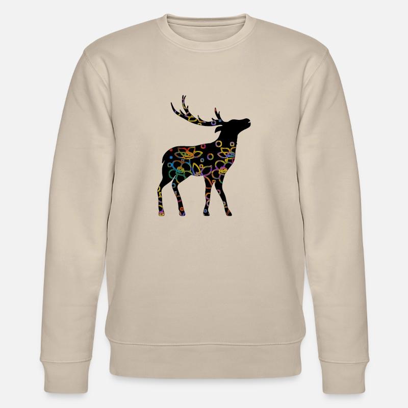 Hirsch - Stanley/Stella Unisex Bio-Sweatshirt CHANGER  - Beige