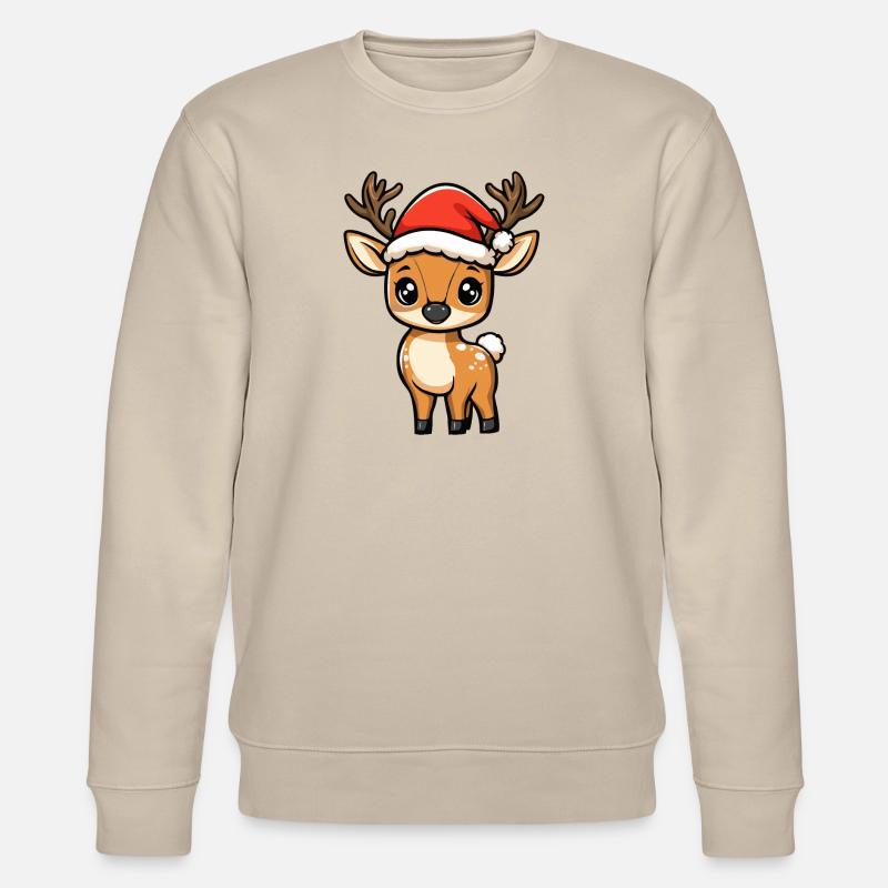 Noël du cerf - Sweat bio CHANGER Stanley/Stella Unisexe - beige