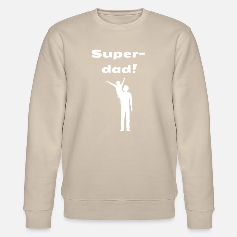 Super dad - Stanley/Stella Unisex Bio-Sweatshirt CHANGER  - Beige
