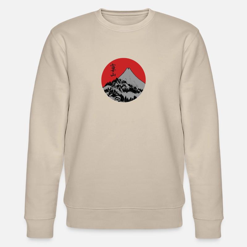 Red Dawn Fuji - Stanley/Stella Unisex Bio-Sweatshirt CHANGER  - Beige