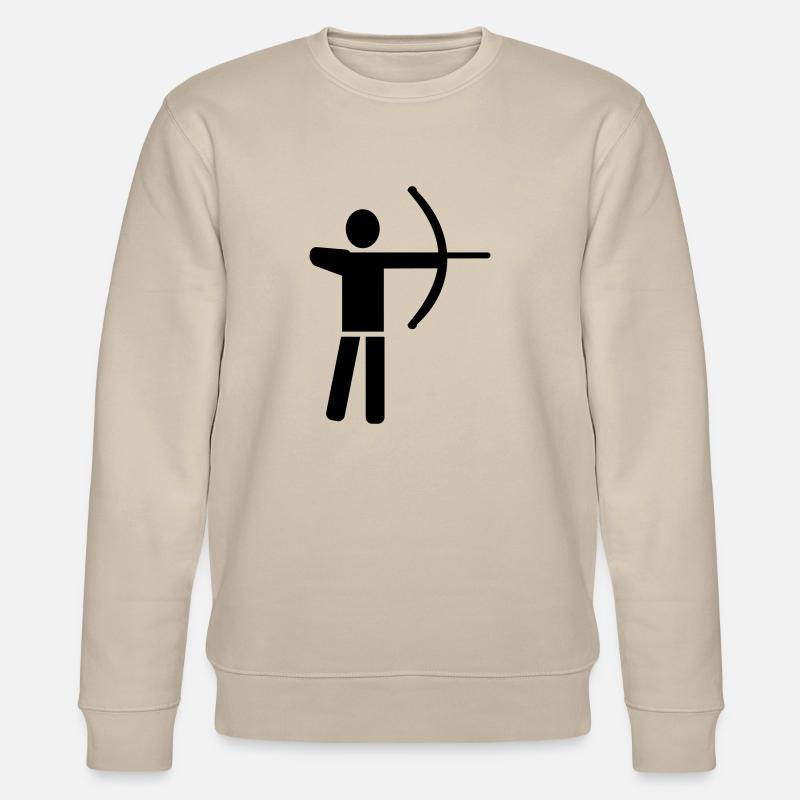 Archery - Stanley/Stella CHANGER Unisex Organic Sweatshirt - beige