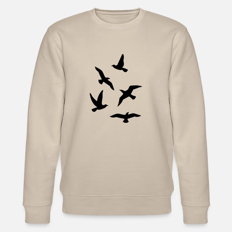Oiseaux - Sweat bio CHANGER Stanley/Stella Unisexe - beige