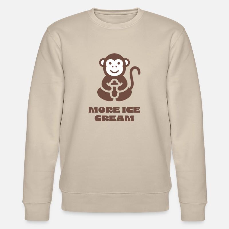 Plus de crème glacée - Sweat bio CHANGER Stanley/Stella Unisexe - beige