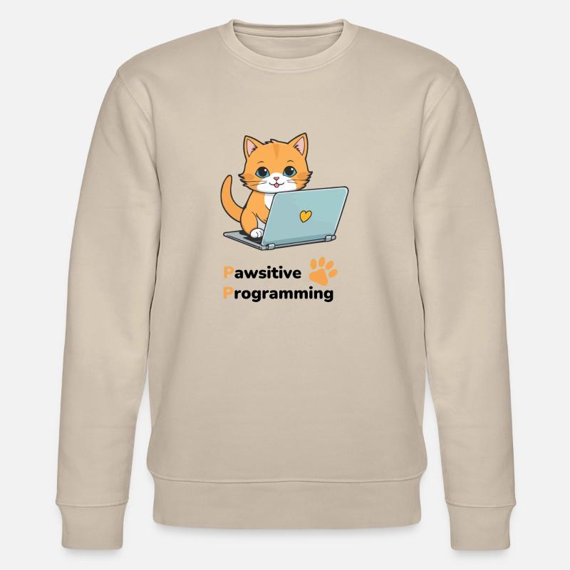 Programmation Pawsitive - Sweat bio CHANGER Stanley/Stella Unisexe - beige