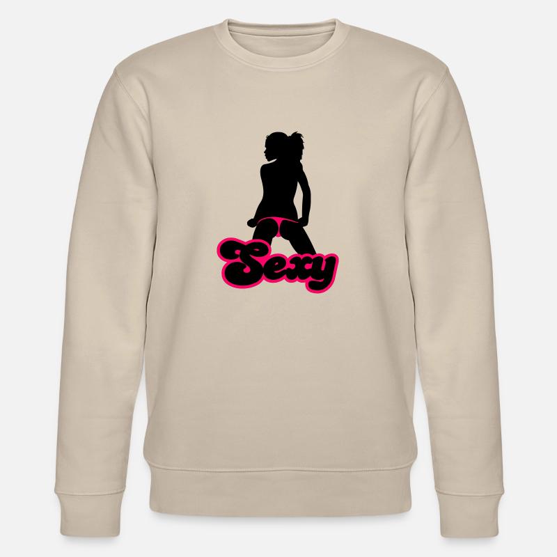 Sexy - Stanley/Stella Unisex Bio-Sweatshirt CHANGER  - Beige