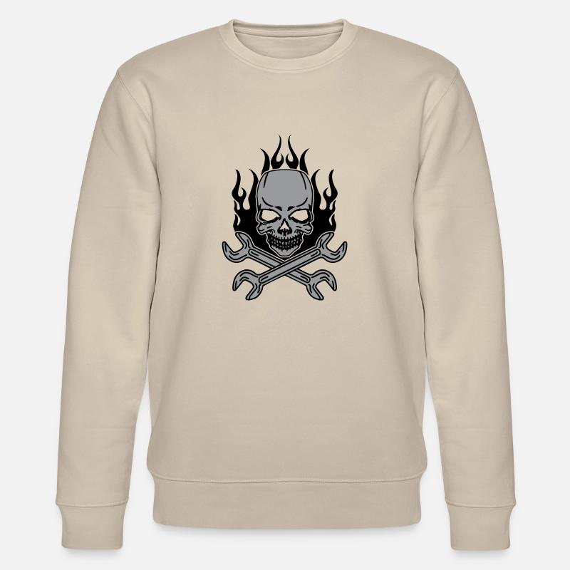 Tuning Skull - Sweat bio CHANGER Stanley/Stella Unisexe - beige