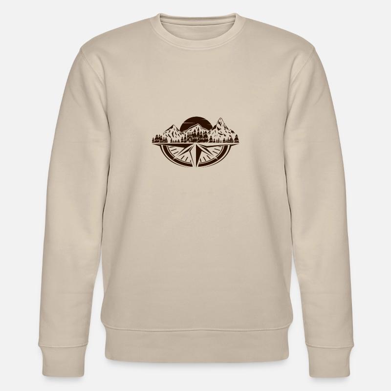 Flucht - Stanley/Stella Unisex Bio-Sweatshirt CHANGER  - Beige