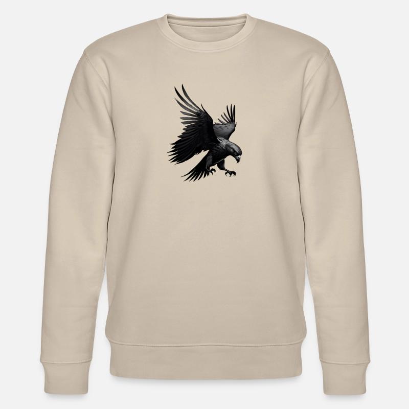 Shadow Eagle - Stanley/Stella CHANGER Unisex Organic Sweatshirt - beige