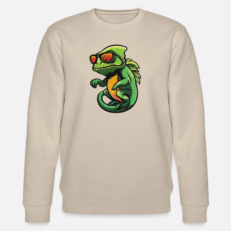Chameleon Comic Cool - Stanley/Stella Unisex Bio-Sweatshirt CHANGER  - Beige